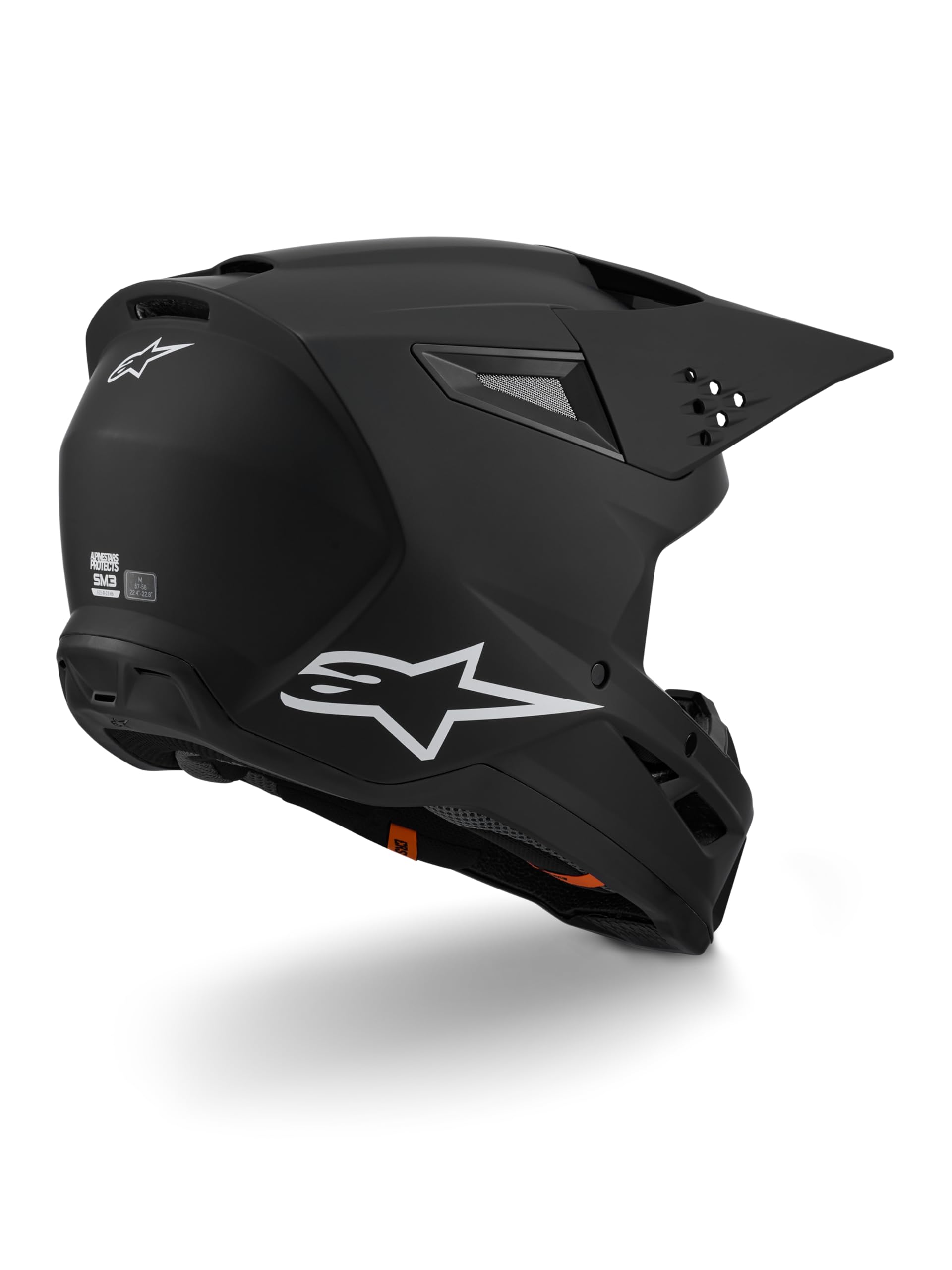 Alpinestars SM3 Solid helmet ventilation channels for airflow