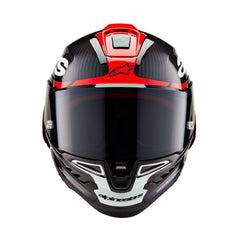 Alpinestars Supertech R10 Element helmet side silhouette optimized for aerodynamics