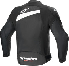 Alpinestars T-GP Plus V4 Airflow Jacket back view showing CE-certified armor pockets for upgrade potential