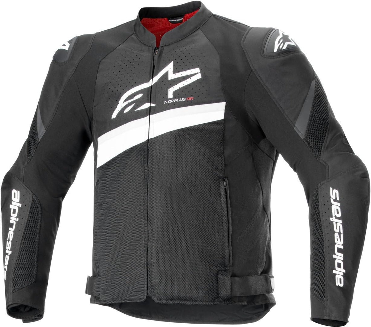 Alpinestars T-GP Plus V4 Airflow Jacket front view showing mesh ventilation for hot-weather riding