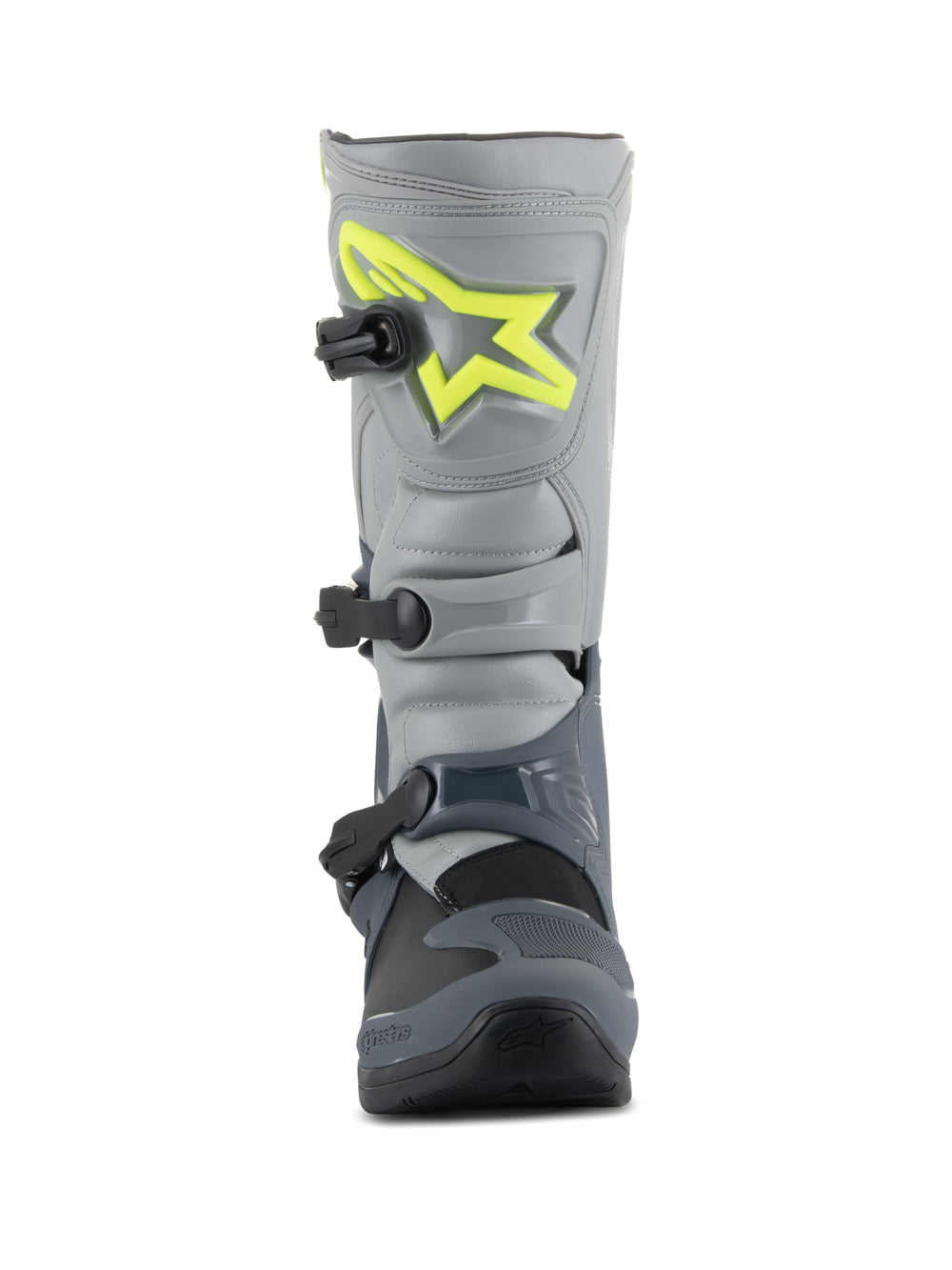 Alpinestars Tech 3 boot gaiter area; extended seal against water and dirt.