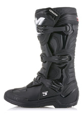 Alpinestars Tech 3 side view showing contoured sole for secure peg control