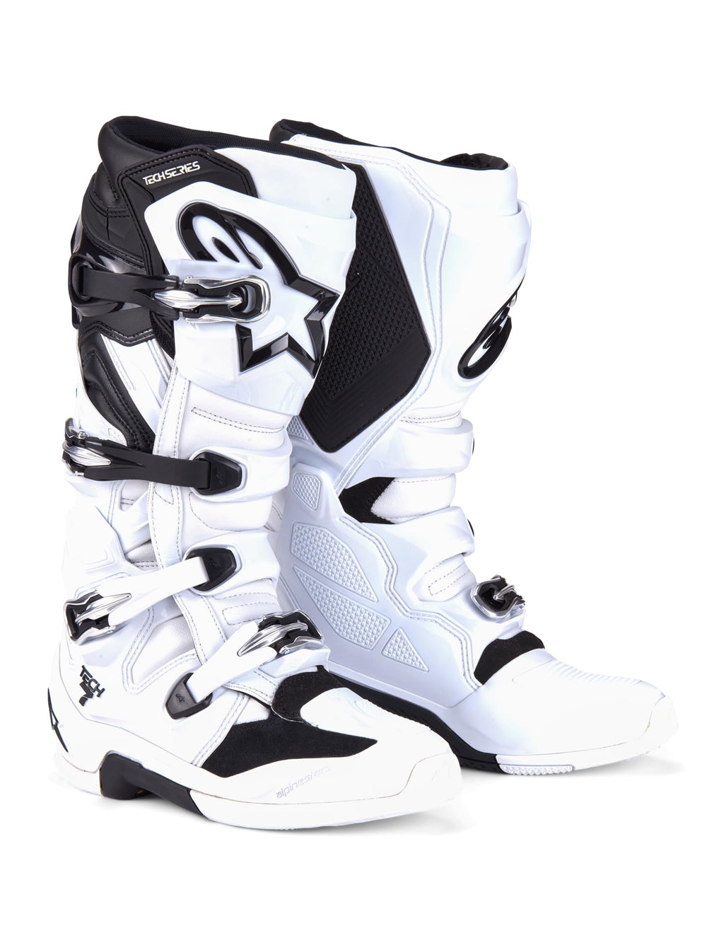 Alpinestars Tech 7 boot dual pivot system supports natural ankle movement.