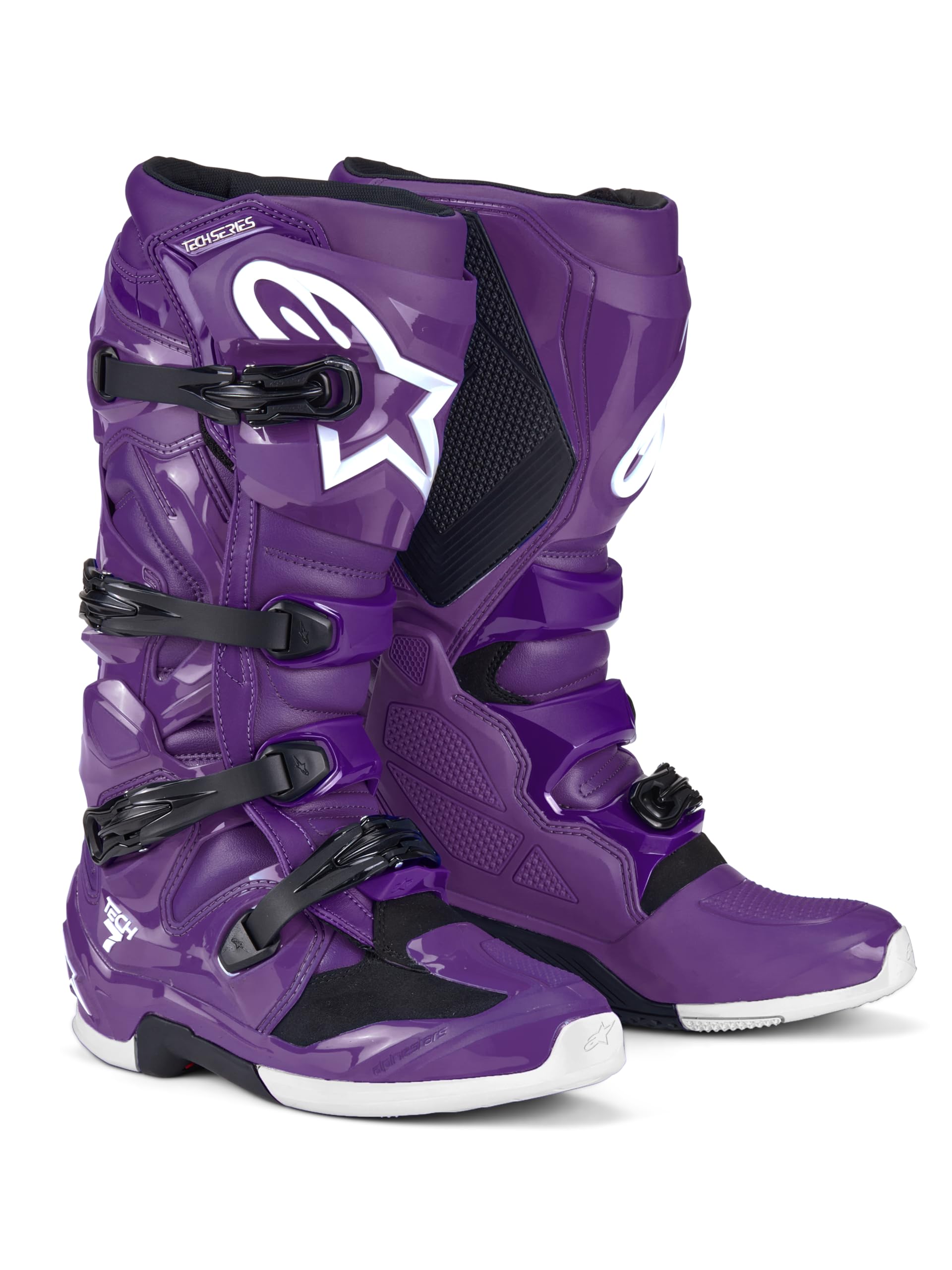 Alpinestars Tech 7 boot metal shank reinforcement supporting stability.