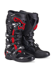 Alpinestars Tech 7 boots with ankle pivot system for flexible movement.