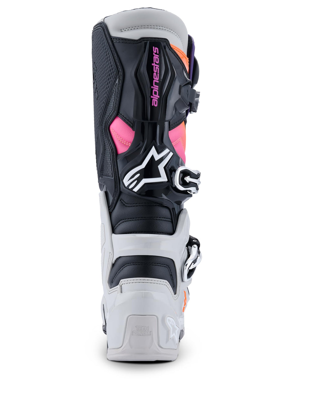 Alpinestars Tech 7 boots: heel and ankle protection for impact resistance.