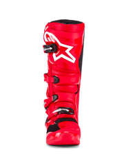 Alpinestars Tech 7 boots with microfiber gaiter seal to keep out water and dirt.