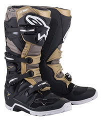 Alpinestars Tech 7 Enduro boot front view showing waterproof Drystar design for trail riding