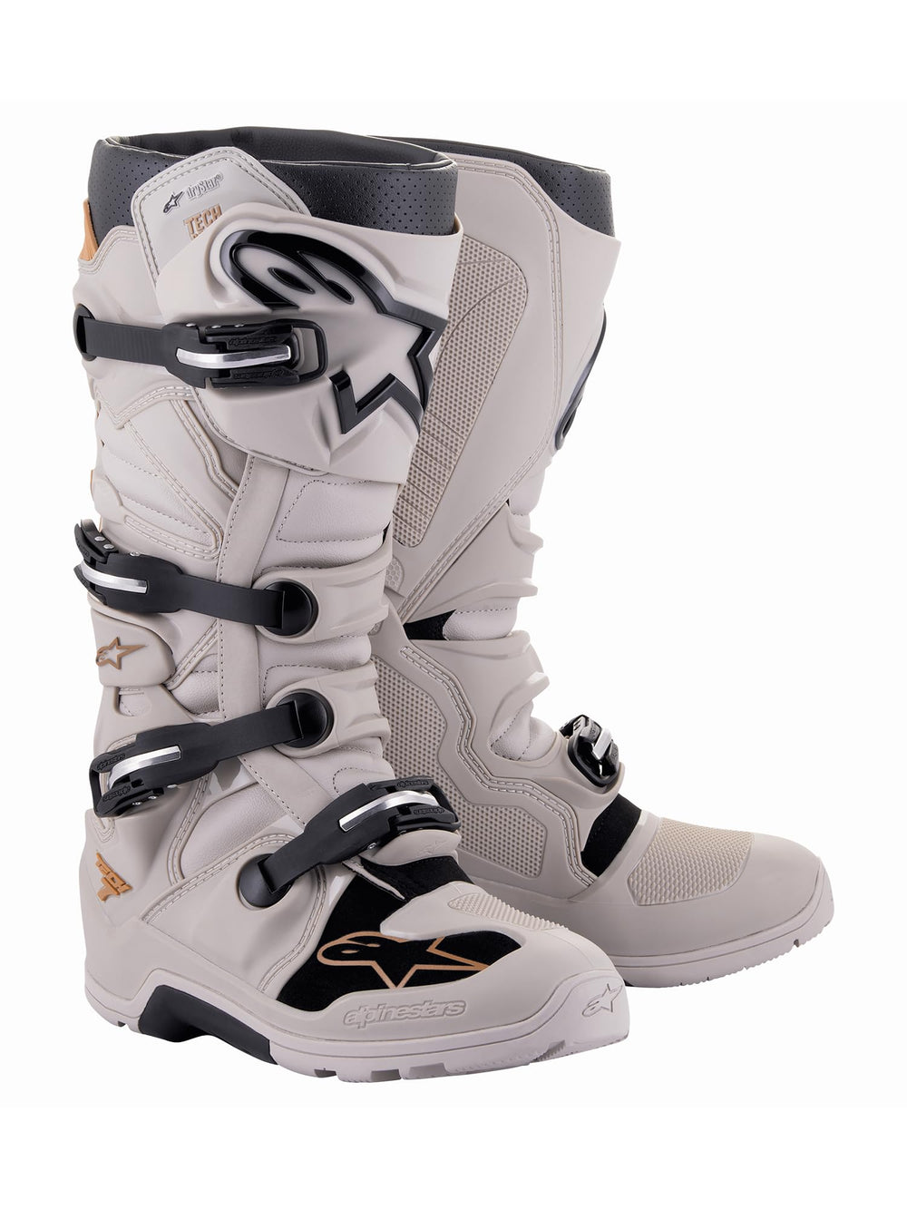 Alpinestars Tech 7 Enduro boot side view emphasizing rugged durability and control