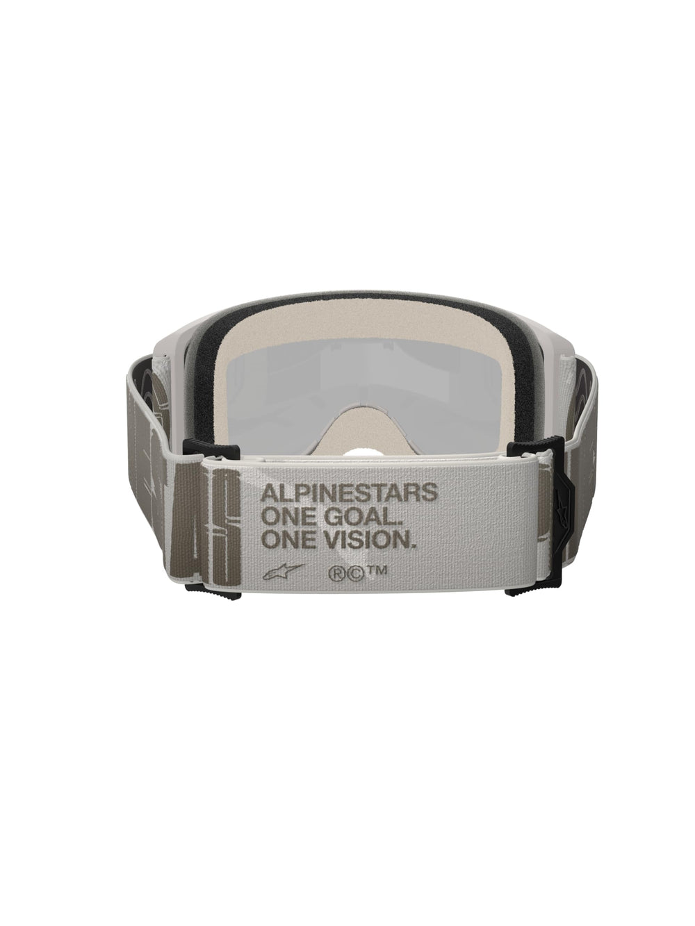Alpinestars Vision 5 wide strap with silicone traction for secure fit.
