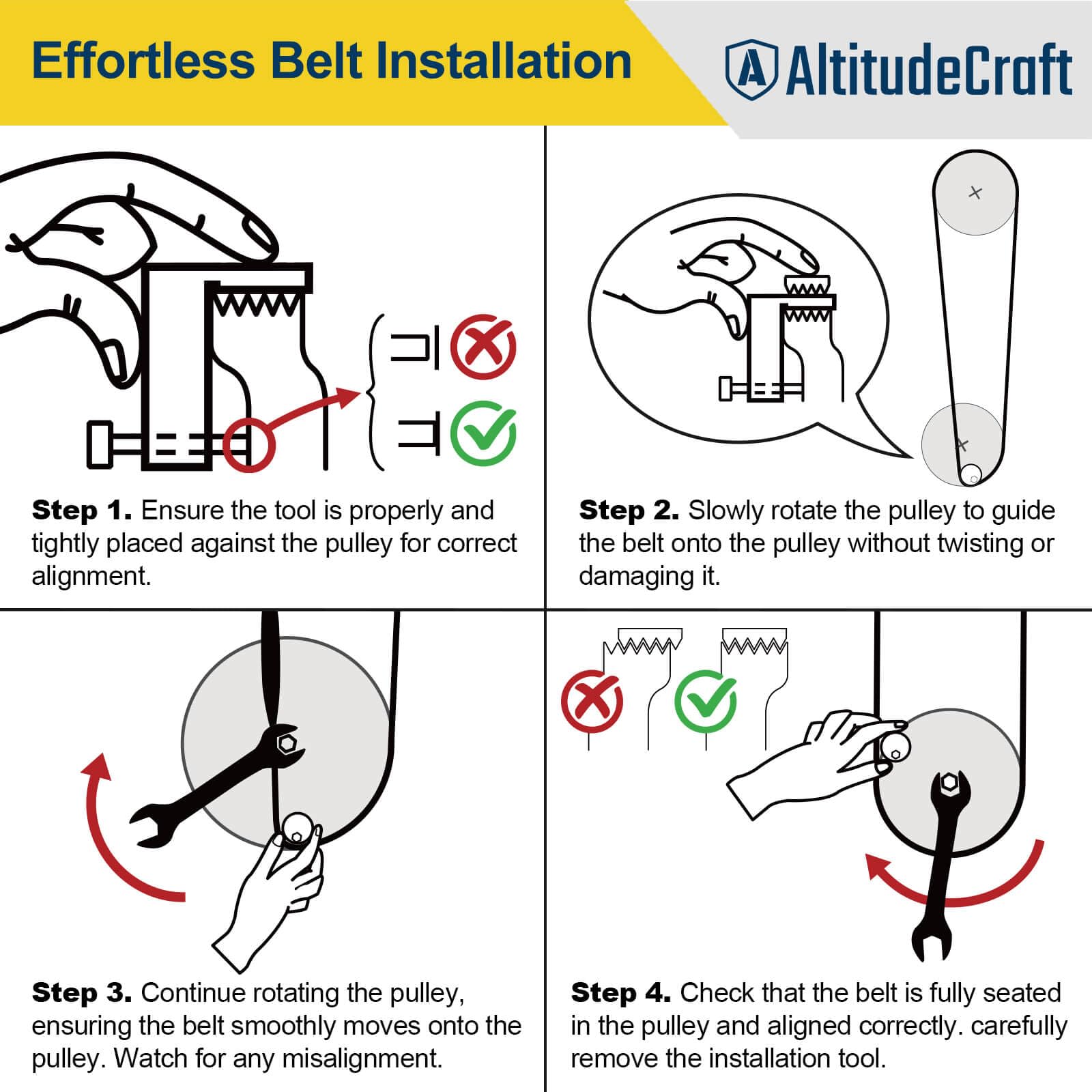 AltitudeCraft Stretch Fit Tool showcases durable construction for repeated use.