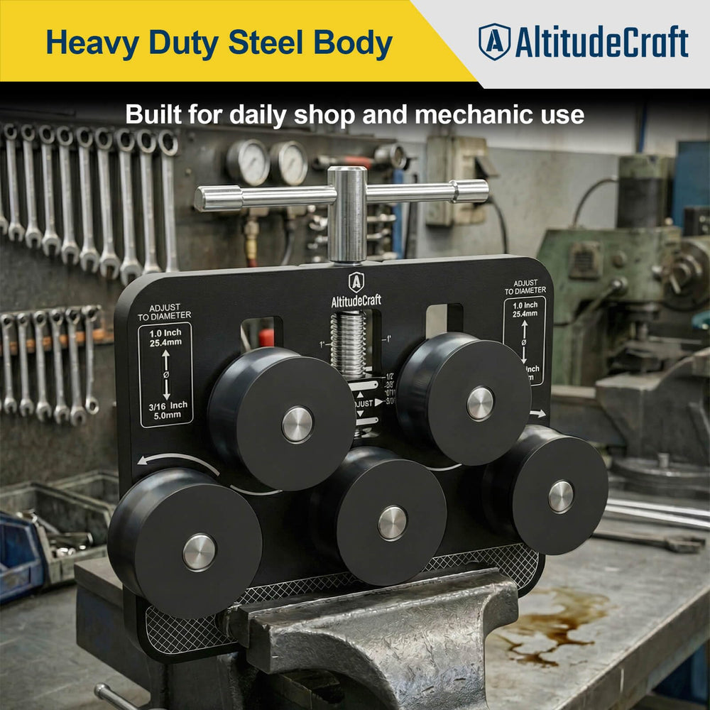 AltitudeCraft Tubing Straightener delivers clean lines for brake and fuel tubing