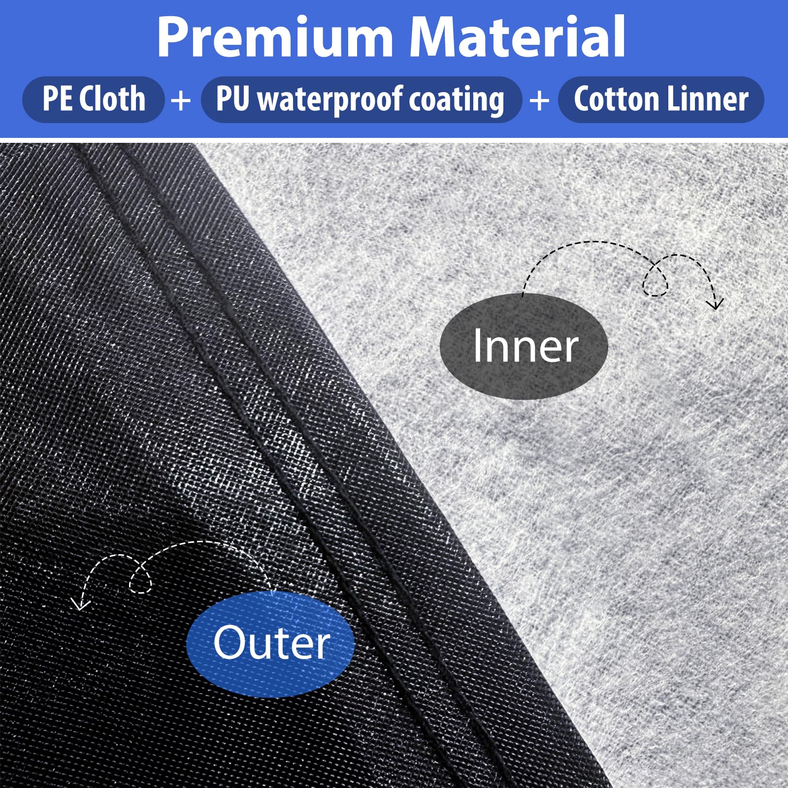 AltoCover windshield cover keeps snow and ice from forming on the glass.