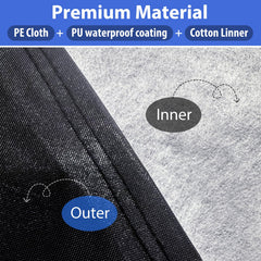 AltoCover windshield cover keeps snow and ice from forming on the glass.