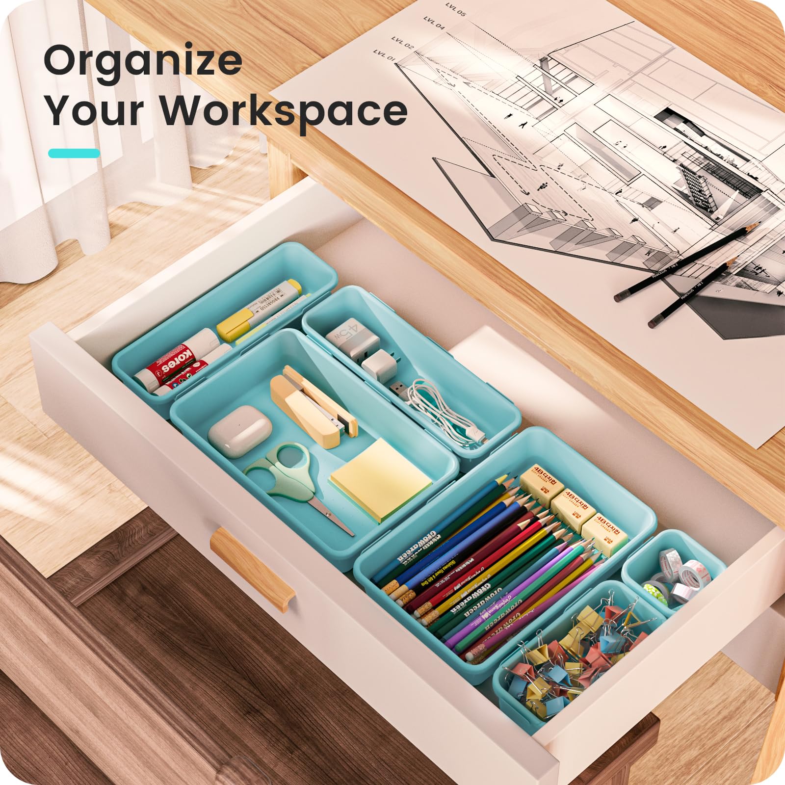 A-LuGei bathroom drawer solutions curb clutter and simplify routines.