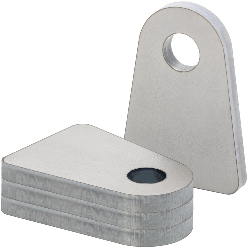 Alvktora Weld Tabs with half-inch hole for precise alignment during assembly.