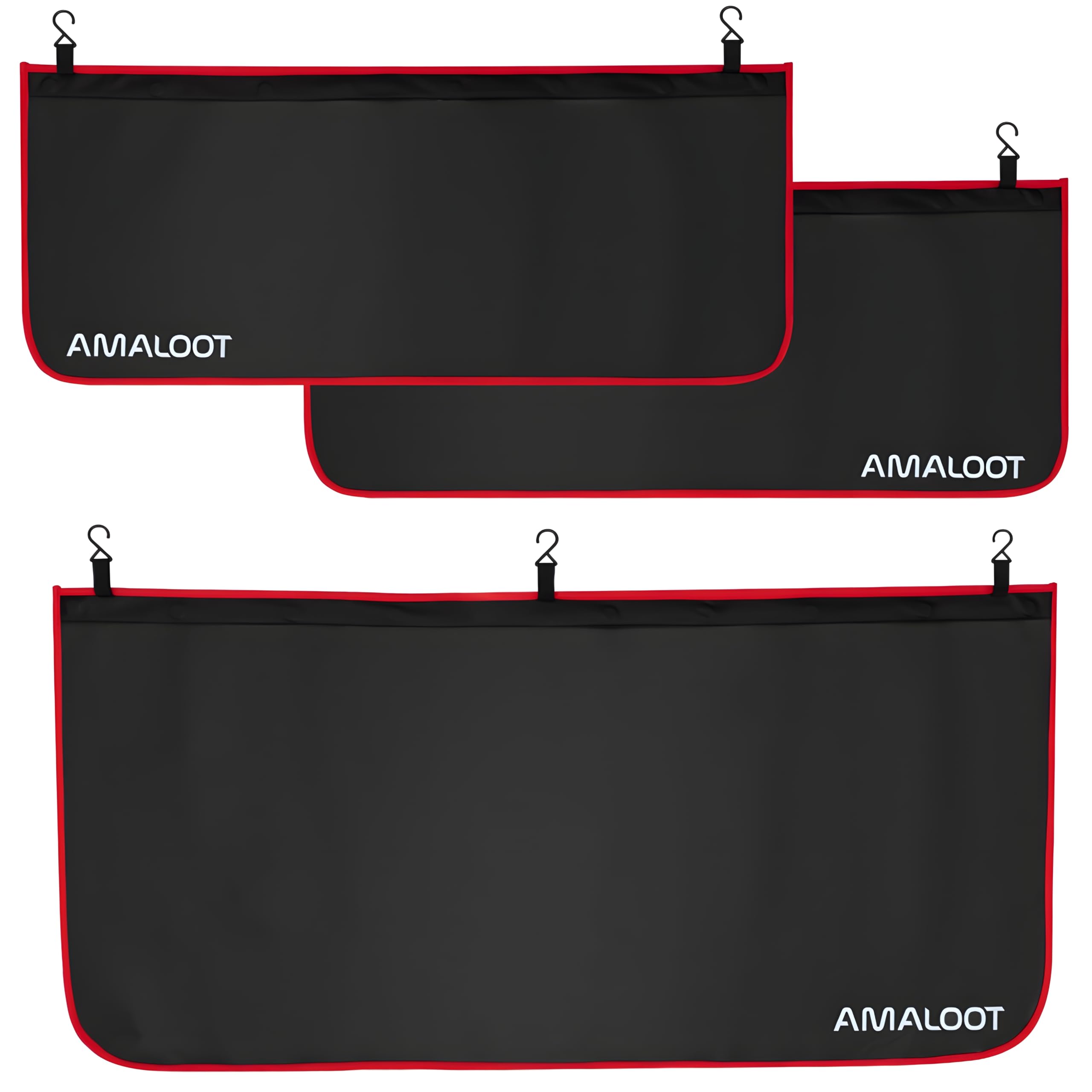 AMALOOT three-piece magnetic fender covers protect car panels during maintenance