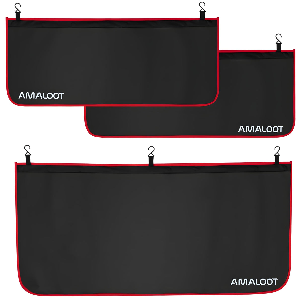 AMALOOT three-piece magnetic fender covers protect car panels during maintenance