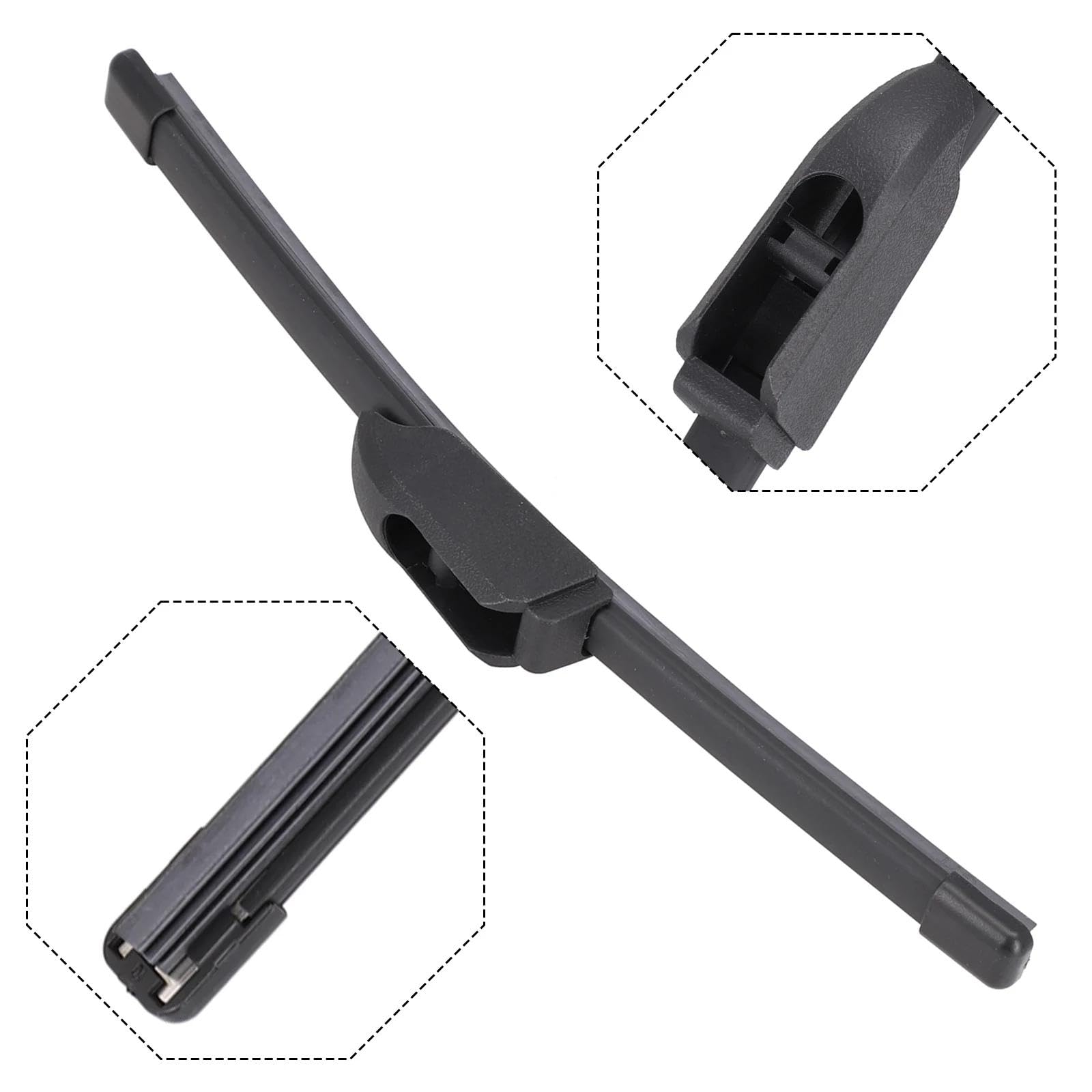 Amaoudri rear wiper blade packaging highlights OEM-like fit and 1-year warranty