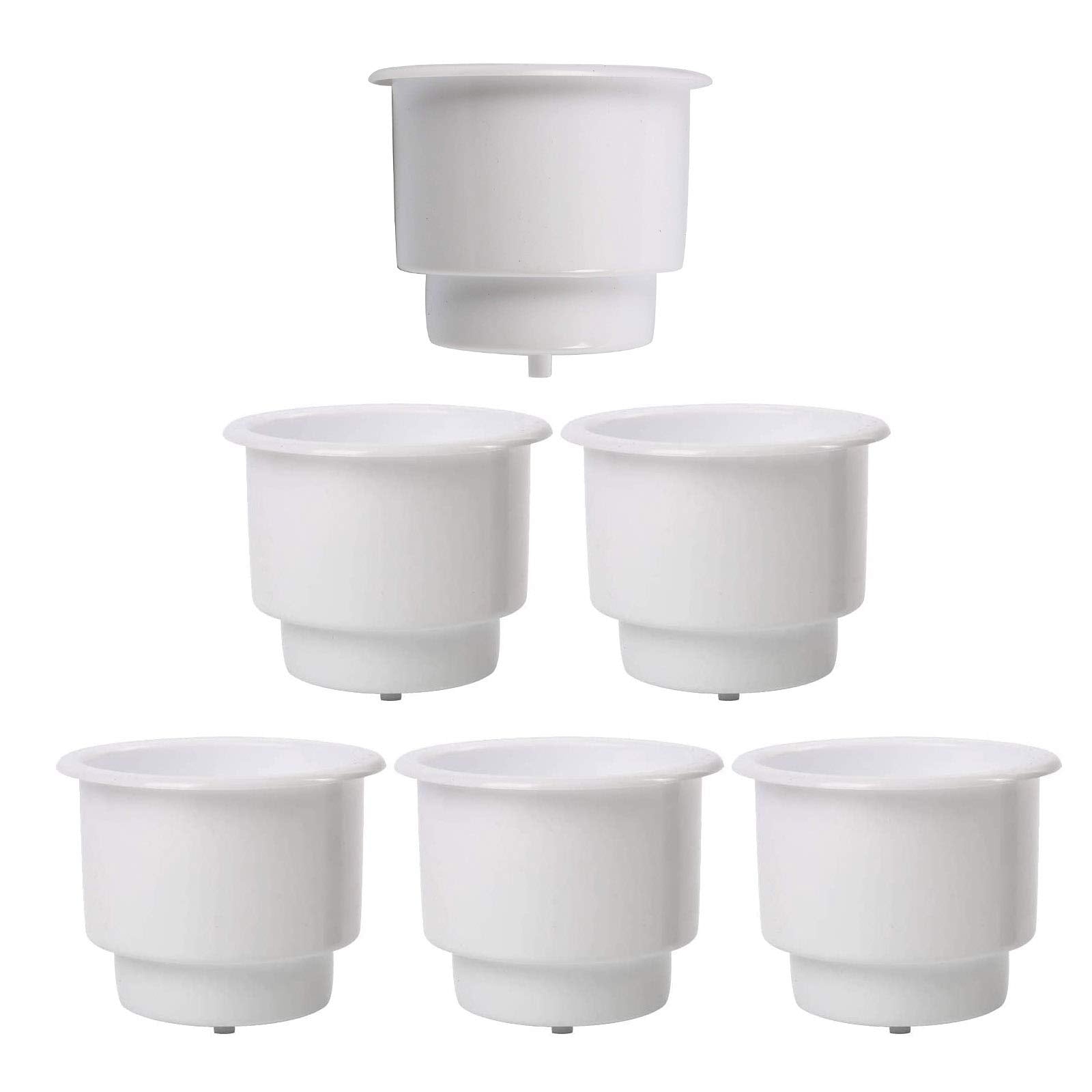 Amarine Made recessed cup holder white for boats and cars