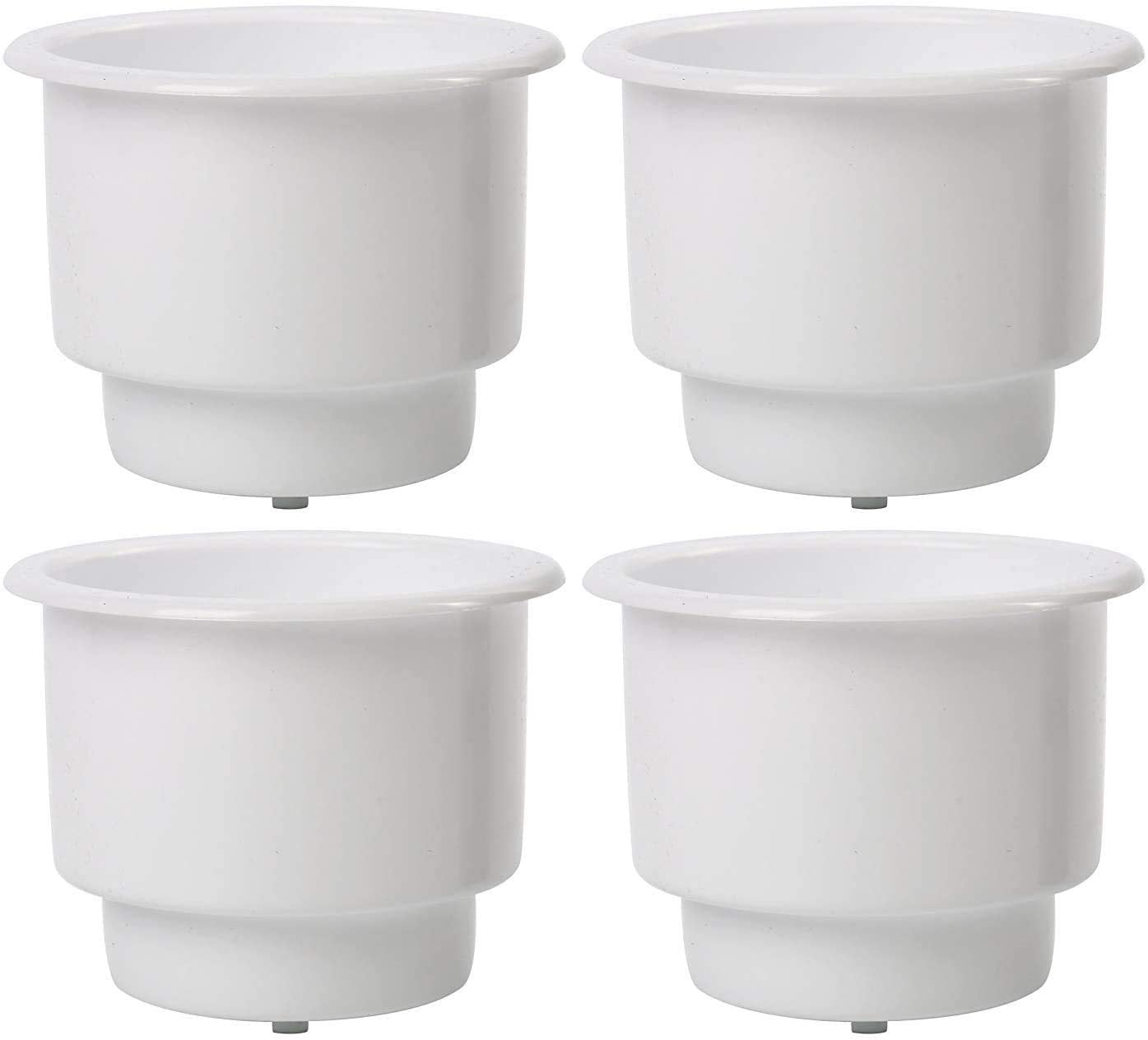 Amarine Made white plastic cup holder easy to clean