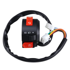 Amavoler 3-function handlebar switch assembly shown for versatile vehicle control