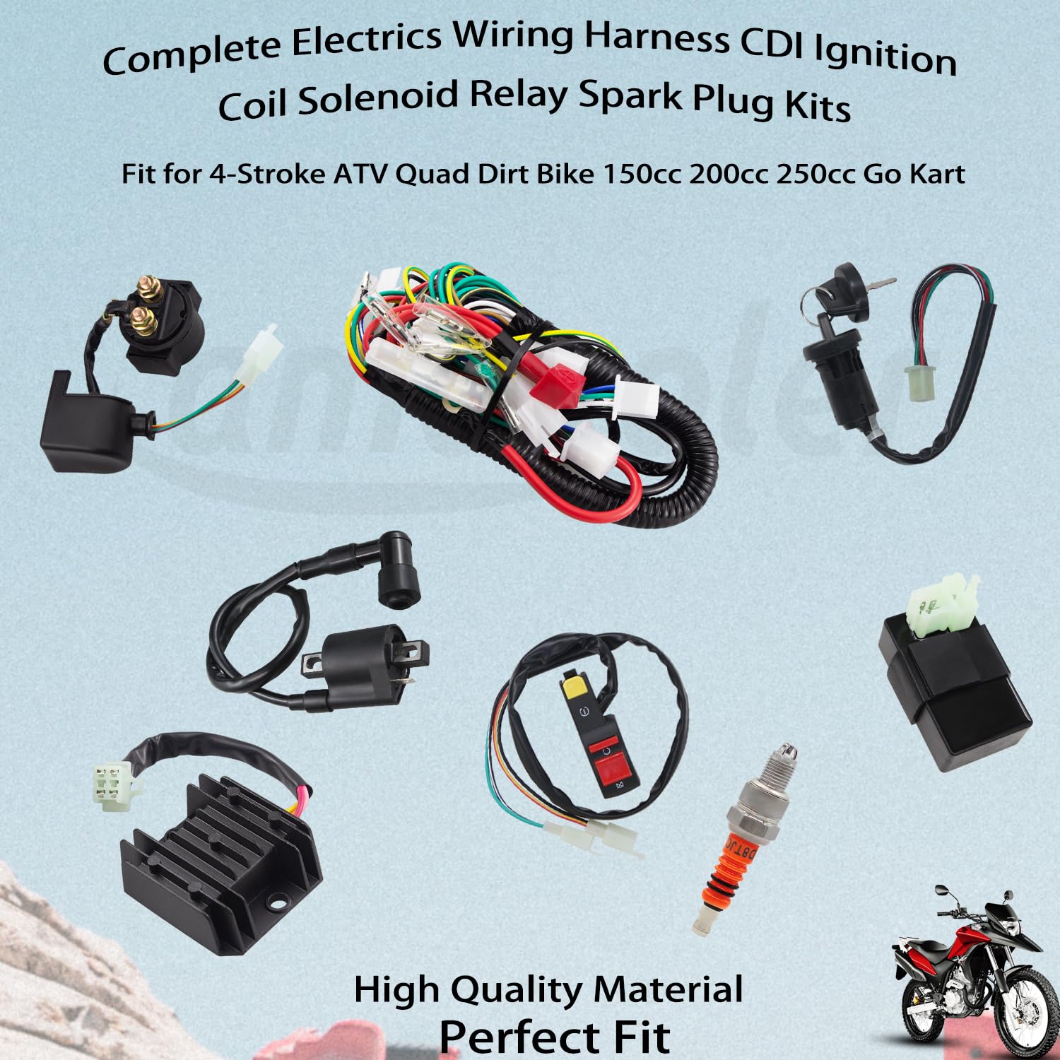 Amavoler CDI 6-pin unit for stable ignition timing and smooth starts
