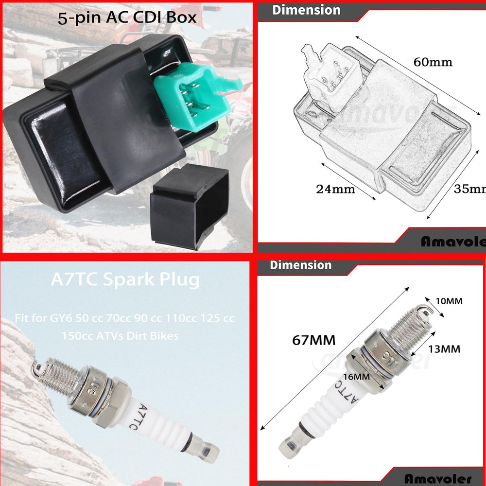 Amavoler relay module with two-pin plug for secure connections