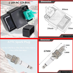 Amavoler relay module with two-pin plug for secure connections