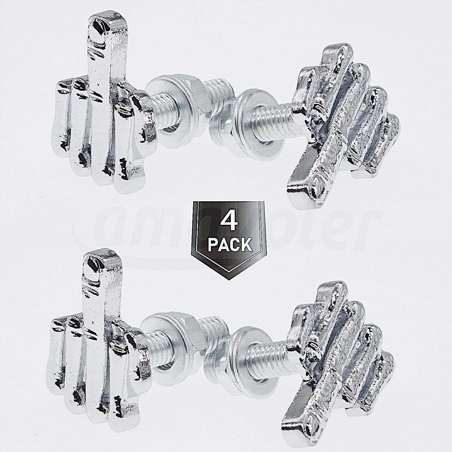 amavoler universal license plate bolts kit for various vehicles and frames