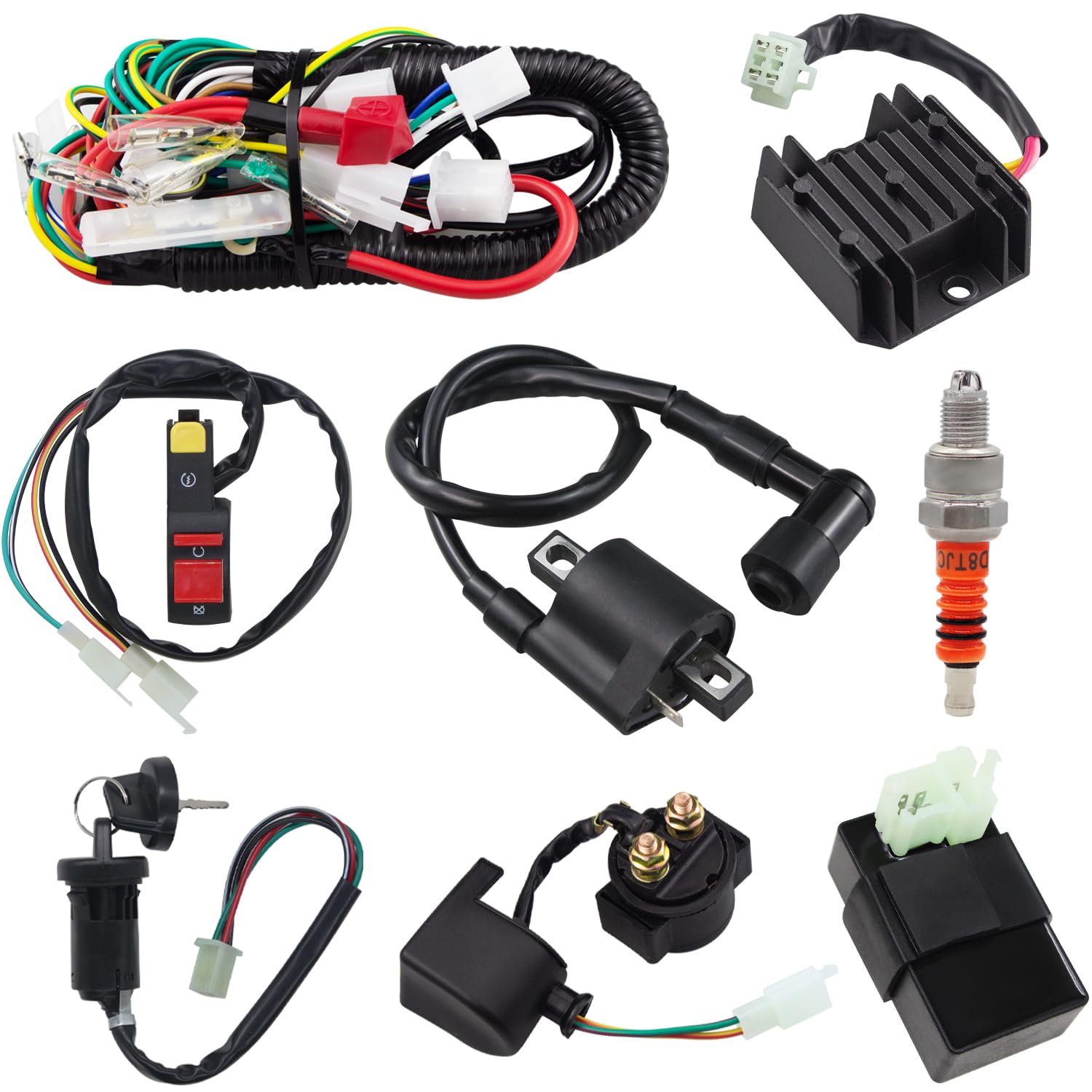 Amavoler wiring harness assembly for ATV reliability and easy replacement