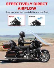 Amazicha windshield edge-polish finish adds style while maintaining daytime visibility