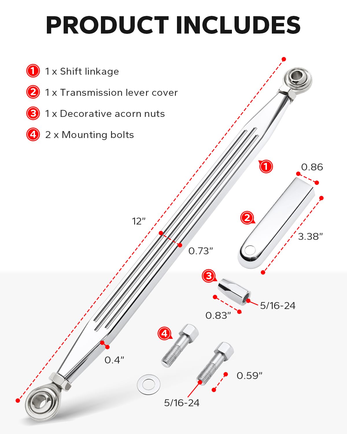 Amazicha chrome shift linkage fitting onto Harley Dyna Touring for upgraded look