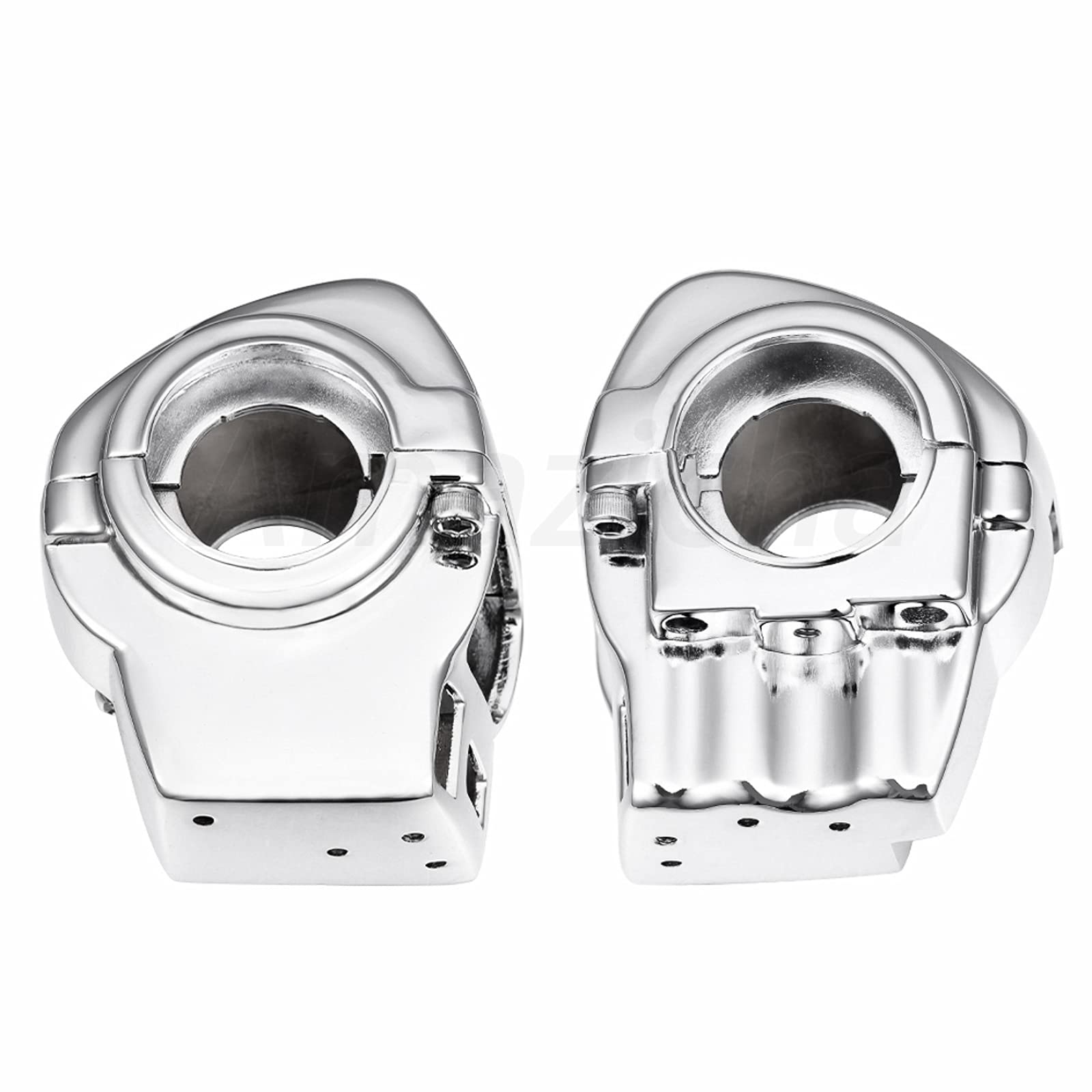 Amazicha chrome switch cap pack with clear, fade-resistant labels.