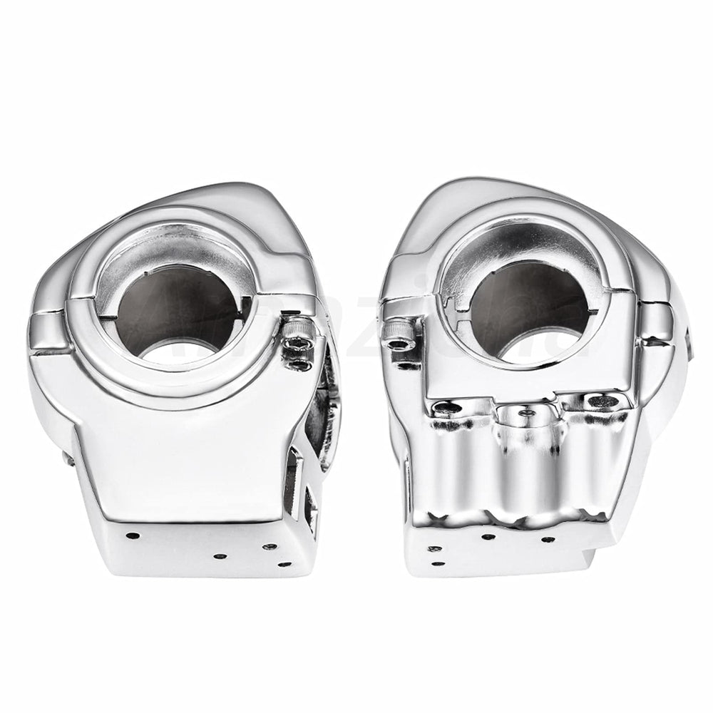 Amazicha chrome switch cap pack with clear, fade-resistant labels.