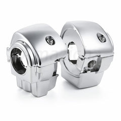 Amazicha chrome switch housing right cover for Harley, enhances symmetry.