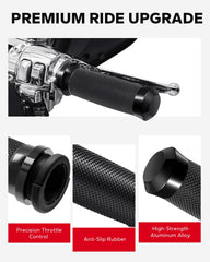 Amazicha knurling closeup highlights anti-slip texture.