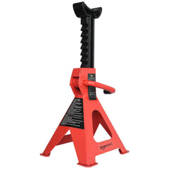 Amazon Basics steel jack stand durable steel frame for long-lasting garage use.