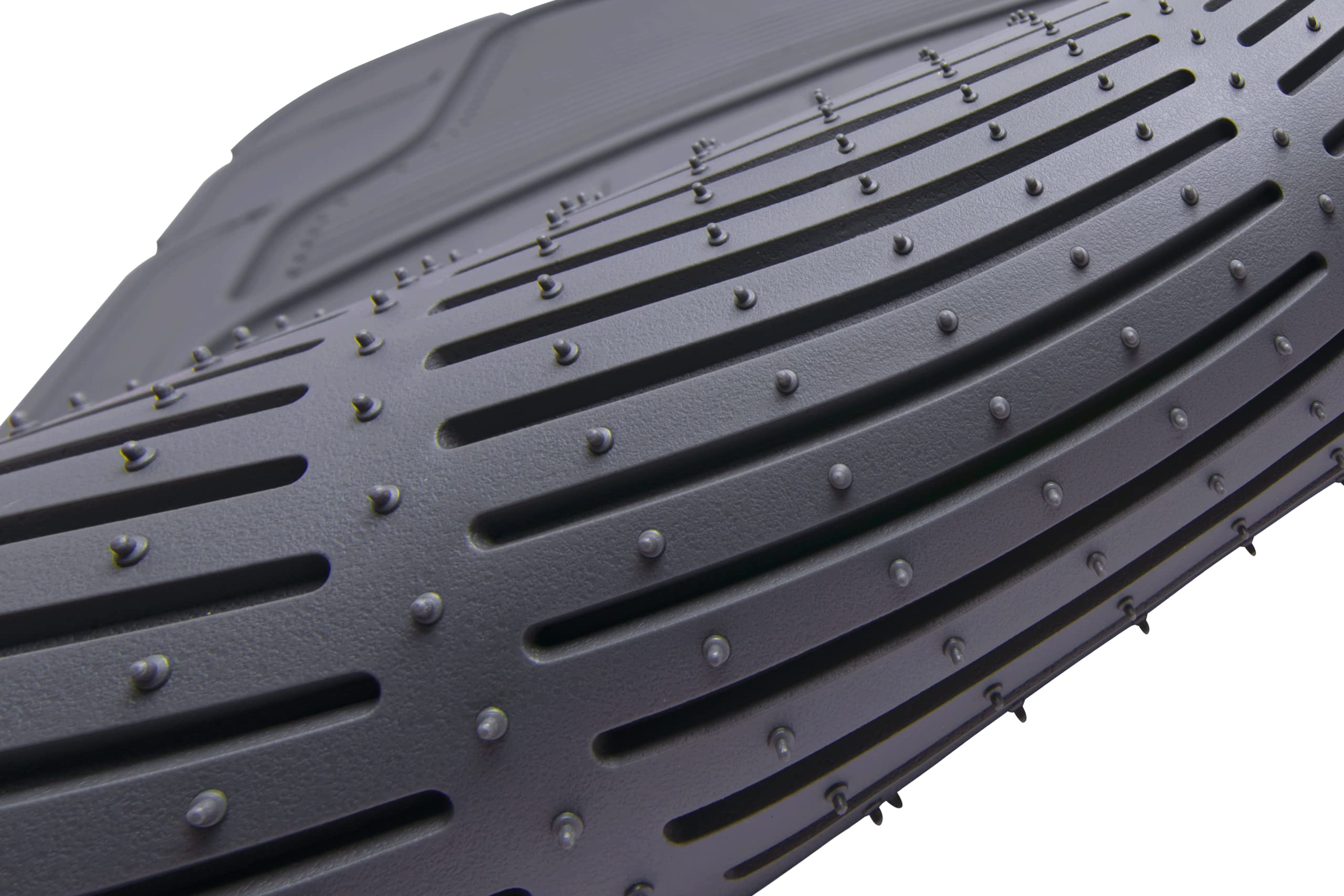 Amazon Basics rear mats close-up, waterproof and durable surface