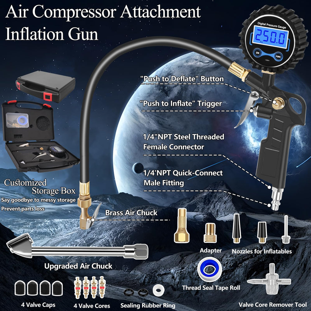 AmazStove digital gauge highlights brass and stainless steel build.