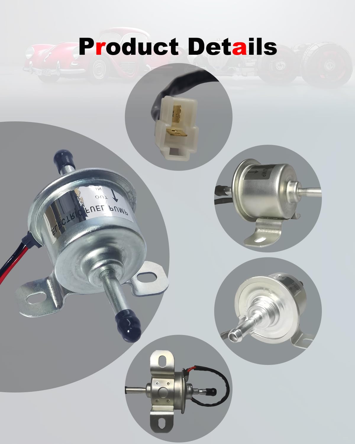 Amblee pump connectors and housing enabling secure wiring.