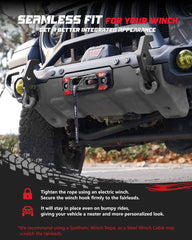 AMBULL 10-inch mount compatibility illustration for easy winch installation.