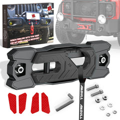 AMBULL winch fairlead with tow hook for reliable off-road towing and recovery