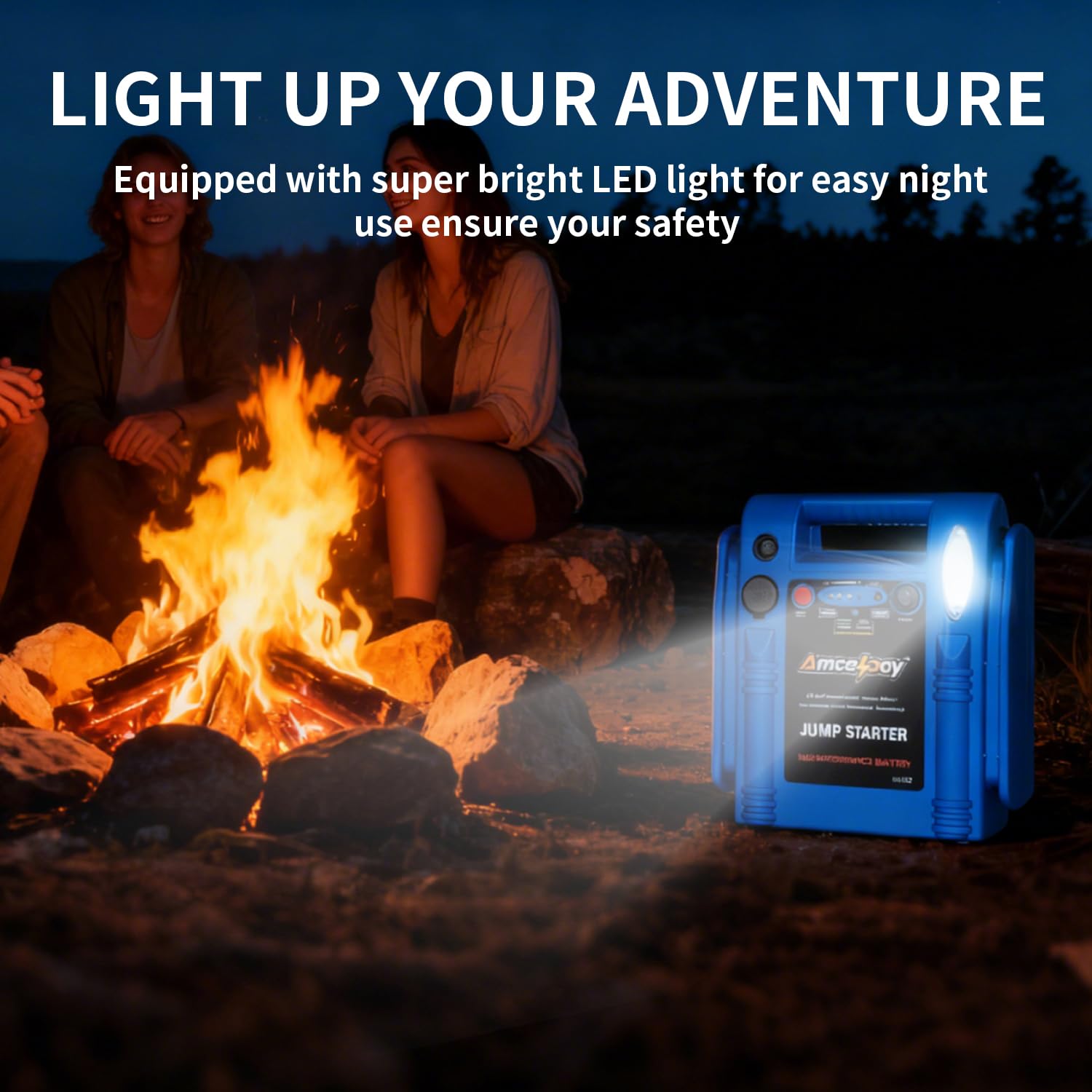 Amcelooy AGM 20Ah battery inside delivers reliable portable power.