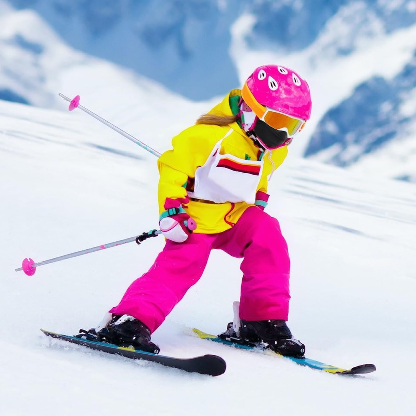 Ameceres Kids Balaclava breathable fleece keeps kids comfortable during activity.