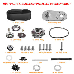Ameetaa 10-tooth sprocket for #40/#41/#420 chain included in the kit