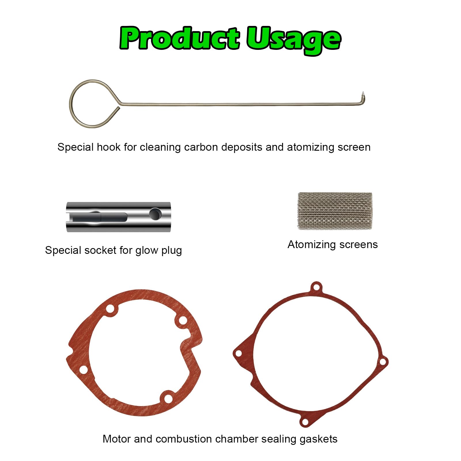 AMEHO special glow plug installation socket included.