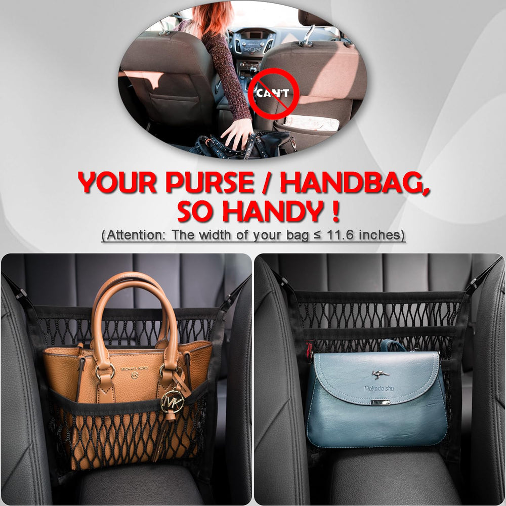AMEIQ car organizer backseat barrier keeps pets safely contained during trips