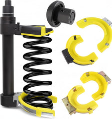Amerbm heavy-duty Macpherson strut spring compressor tool with main cylinder for fast compression