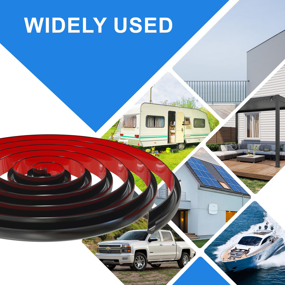 Ameri 3/4 inch molding adapts to different roof edges for better drainage.